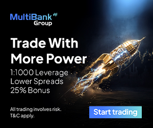 MultiBank Group trading account advertisement